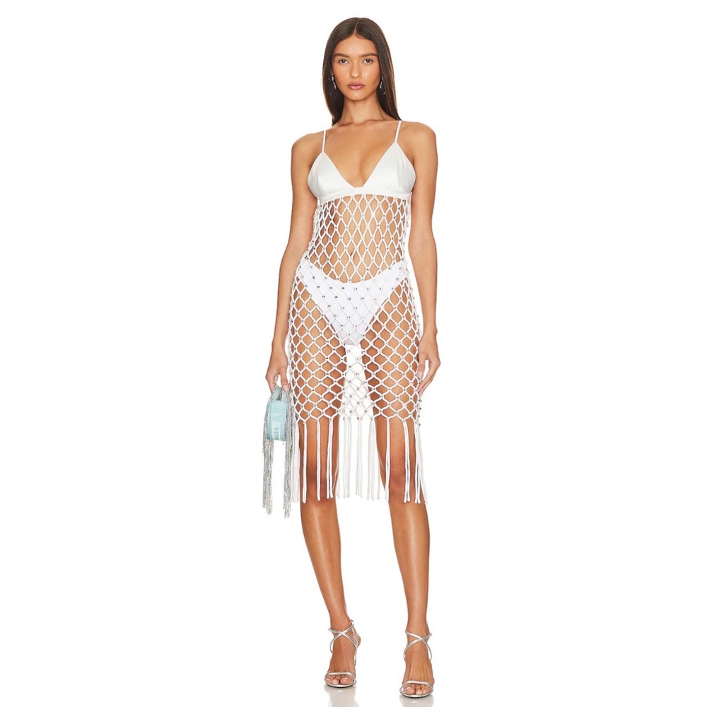 New Retrofete Sandra Dress in White, Size XS